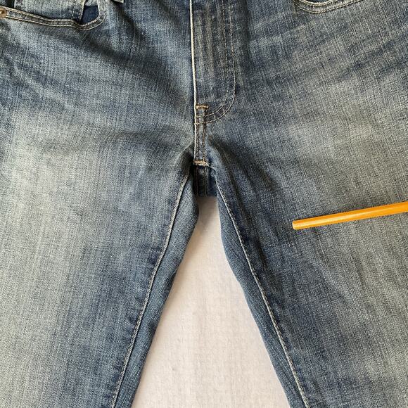 Polo Ralph Lauren Women Jeans 26 Blue Denim Button 31" Inseam Low Rise Stretch - Picture 4 of 13